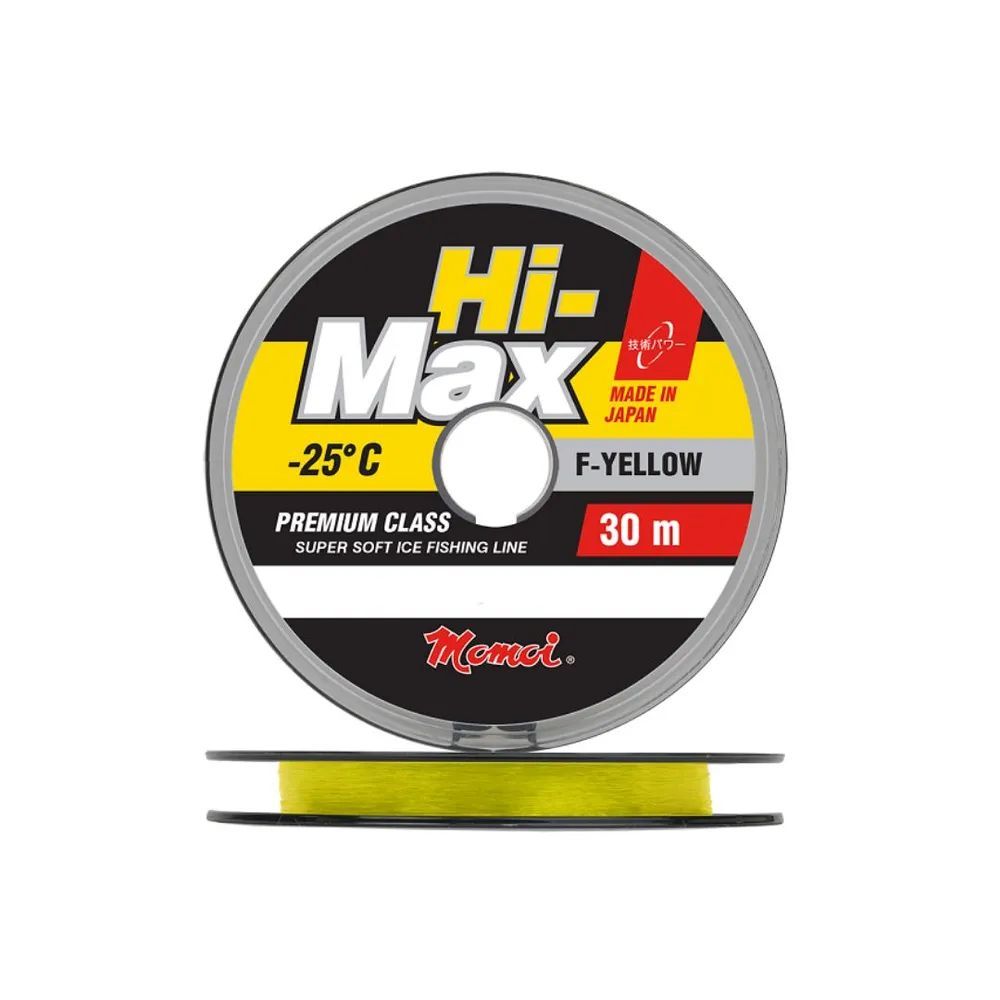 Леска зимняя Hi-Max F-Yellow 0, 16 мм, 2, 9 кг, 30 м (шт.)