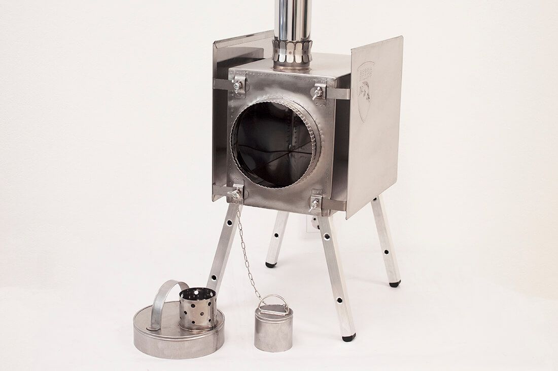 Печь Экономка малая съемные экраны Берег