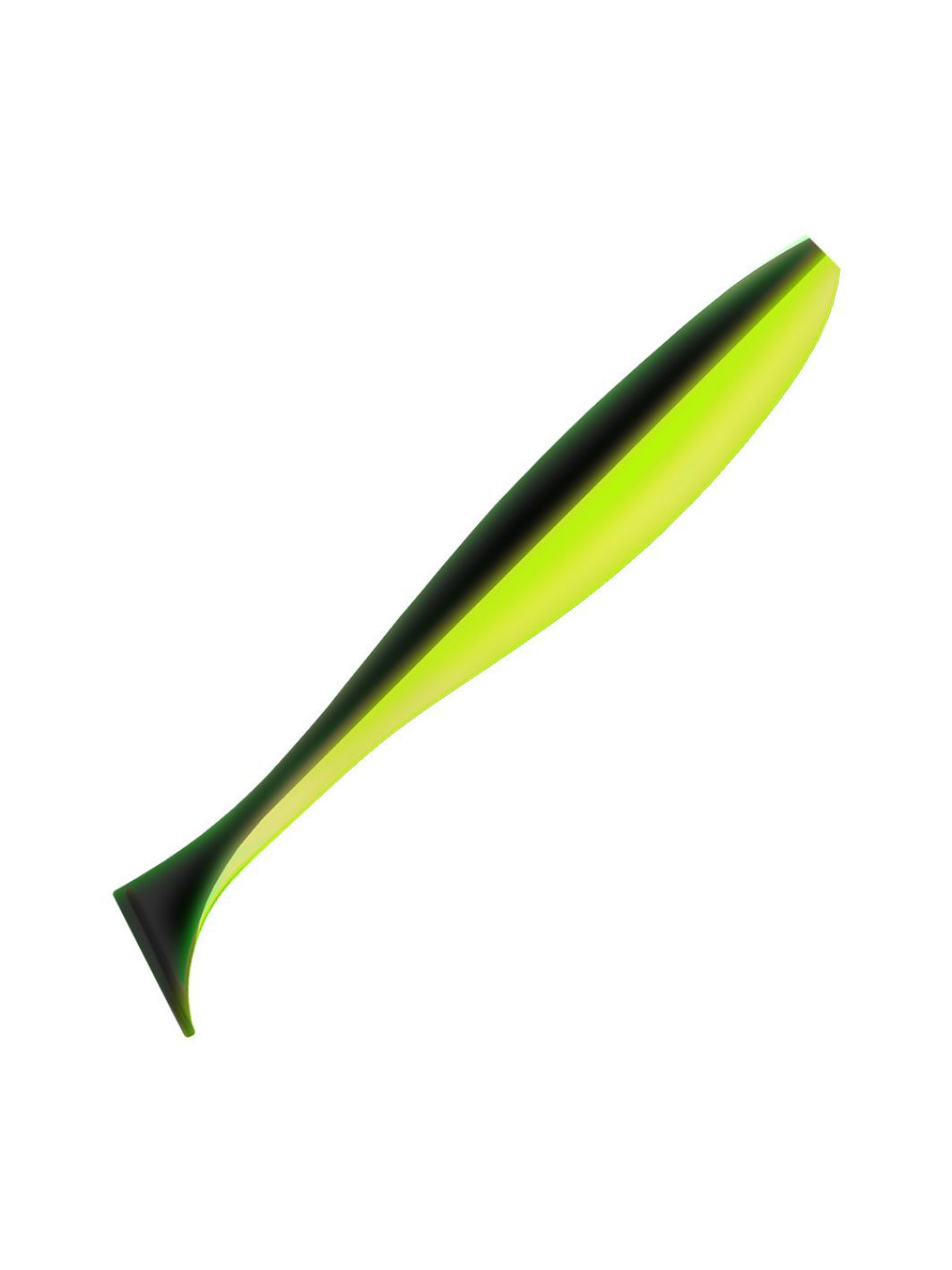 Приманка ZUB-IZI 86мм-5шт,  (цвет 033) черный верх - желтый низ