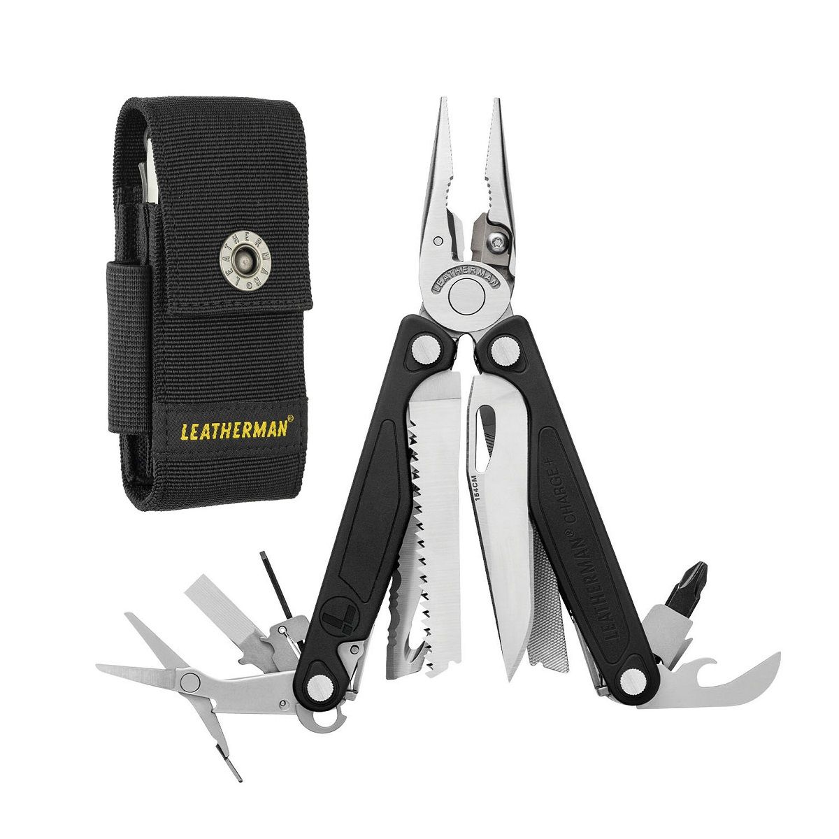 Мультитул LEATHERMAN Charge Plus Black+Stainless 19 инстр.,  7, 4/10 см,  чехол нейлон,  комп. бит