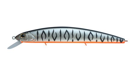 Воблер Минноу Strike Pro Montero 90SP,  90 мм,  8, 6 гр,  Загл. 0, 8м.-1, 2м.,  Нейтральный,  цвет: A243ES Grey Shadow Mat Tiger,  (EG-190A-SP#A243ES)