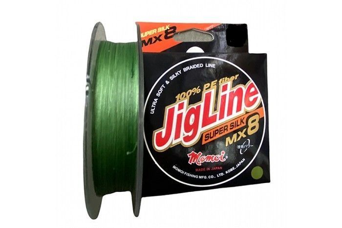Шнур JigLine MX 8 Super Silk 0, 10 мм, 7, 8 кг, 100 м хаки