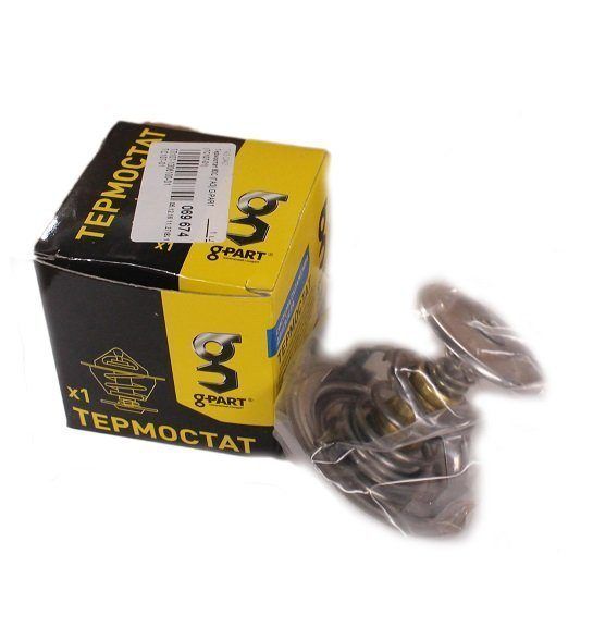 Термостат (80 гр) дв.511,  513,  523,  514,  дв.Evotek(уп.G-PART) (ГАЗ) ТЛ108-1306100-01