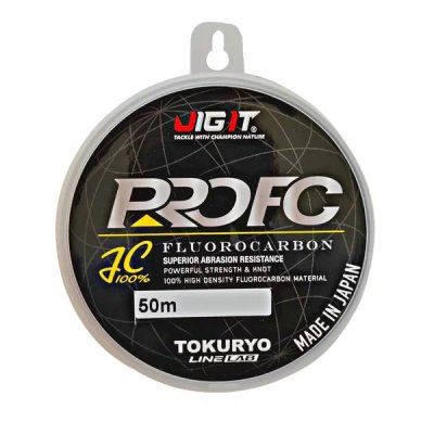Леска флюорокарбон Jig It x Tokuryo Fluocarbon Pro FC 2.0 50 m