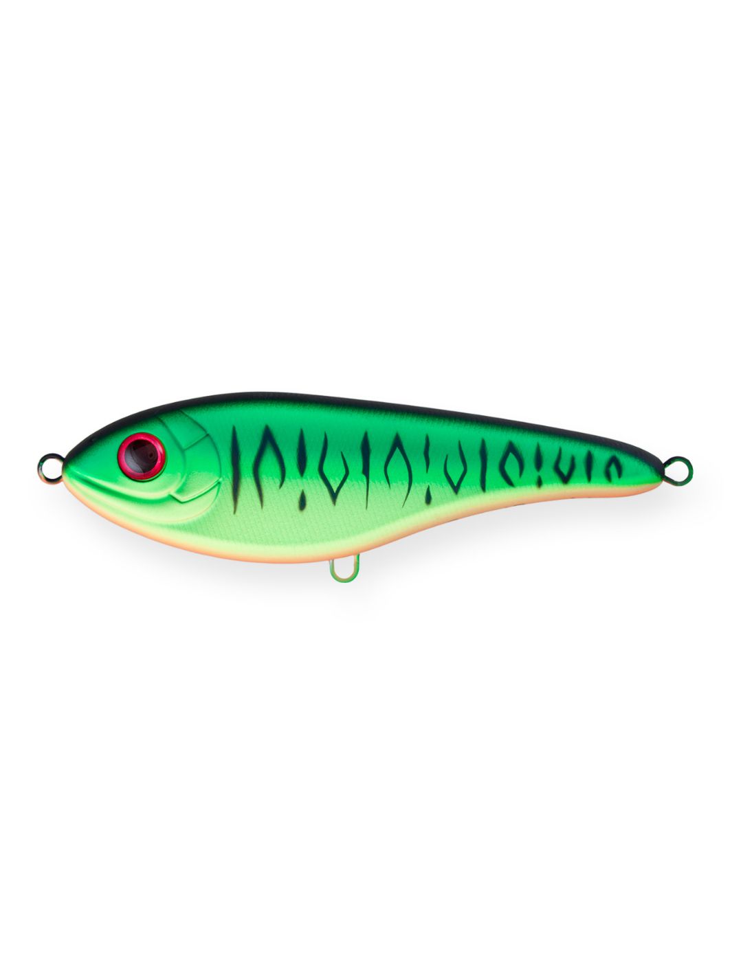 Воблер Джеркбейт Strike Pro Buster Jerk Shallow Runner,  150 мм,  64, 5 гр,  Загл. 1, 0м.,  Медленно всплывающий,  цвет: GC01S Mat Tiger,  (EG-048S#GC01FS)
