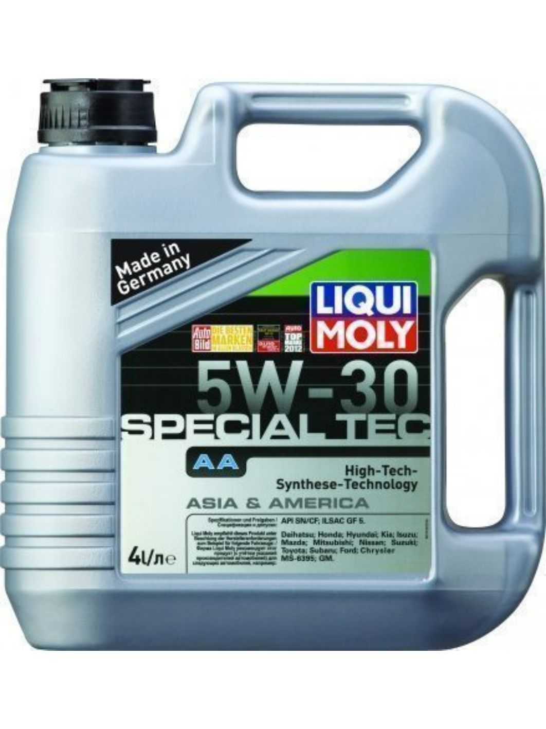 LIQUI MOLY "Special Tec AA" 5W30 4L синтетическое моторное масло 7516/7616