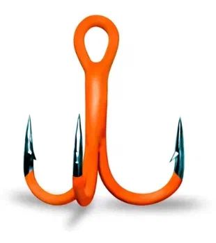 Крючок Gurza-Round treble hook ST-36 UV ORANG № 2 BC (шт)