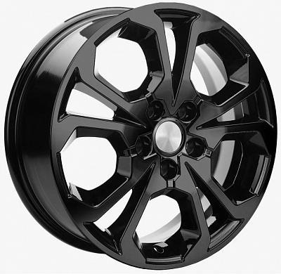 Диск л.Р17 6.5/5*114.3 CARWEL Шира1711 (Haval M6 Plus)  d64.1 ЕТ50 BL 124798 КОМПЛЕКТ 4ШТ.