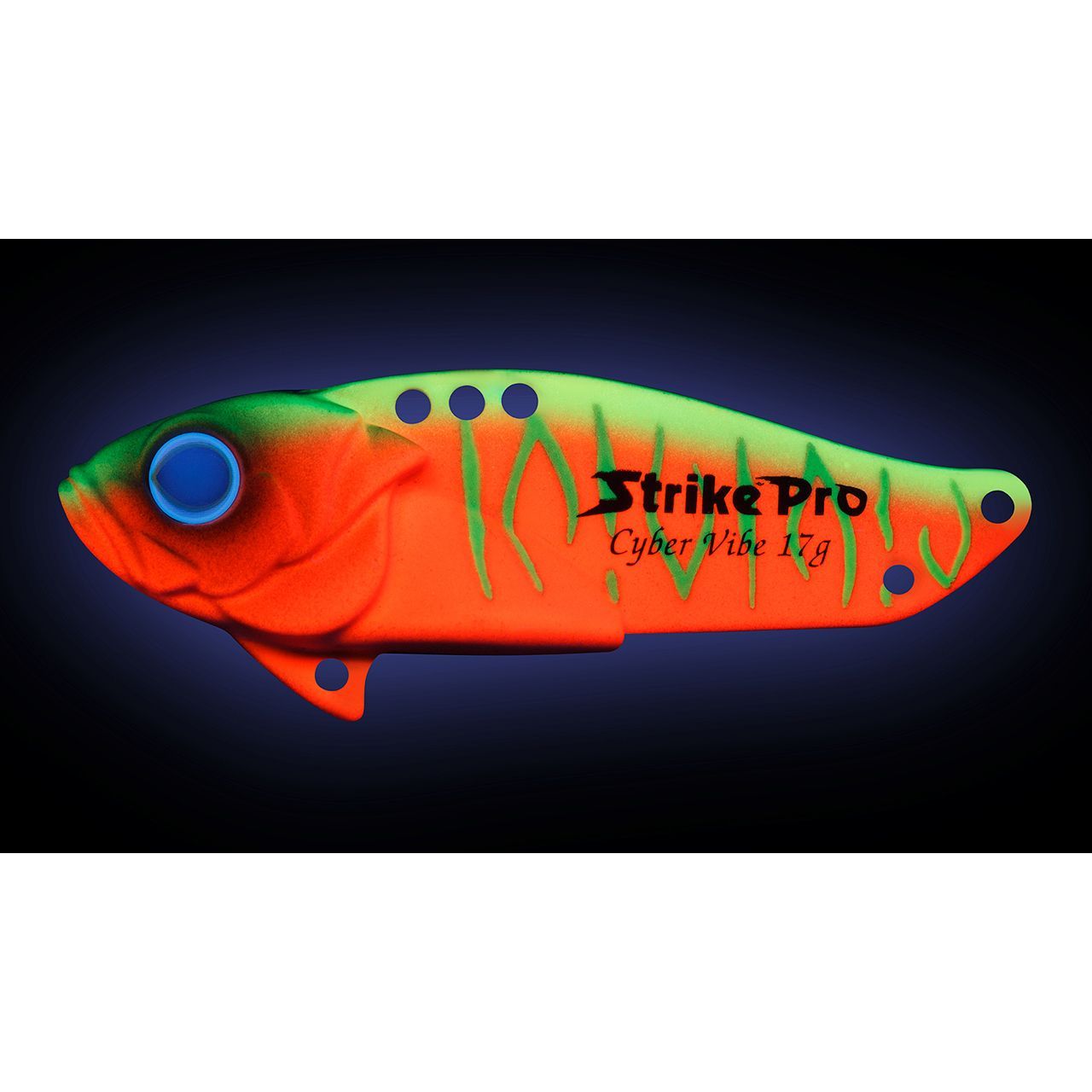 Блесна-цикада Strike Pro Cyber Vibe 45,  45 мм,  9, 1 гр,  цвет: Watermelon Mat Tiger,  (JG-005C#A230S)