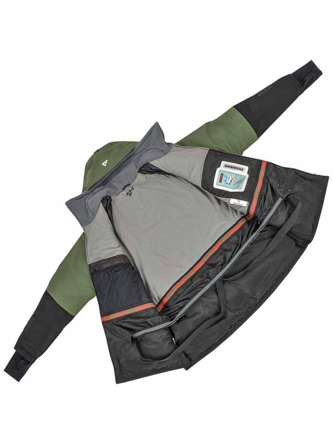 Костюм-поплавок мужской зимний "Rescuer VII comfort",  hardguard,  хаки (58-60/176) м