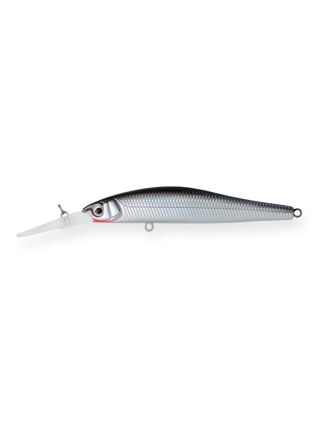 Воблер Минноу Strike Pro Jumper DR 90SP,  90 мм,  11 гр,  Загл. 1, 5м.-3, 0м.,  Нейтральный,  цвет: A010-EP Black Back Silver,  (EG-192BL-SP#A010-EP)