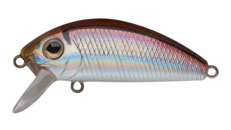 Воблер Минноу Strike Pro Mustang Minnow 45,  45 мм,  4, 5 гр,  Загл. 0, 2м.-0, 5м.,  Плавающий,  цвет: A53-EP Silver Smelt UV,  (MG-002F#A53-EP)
