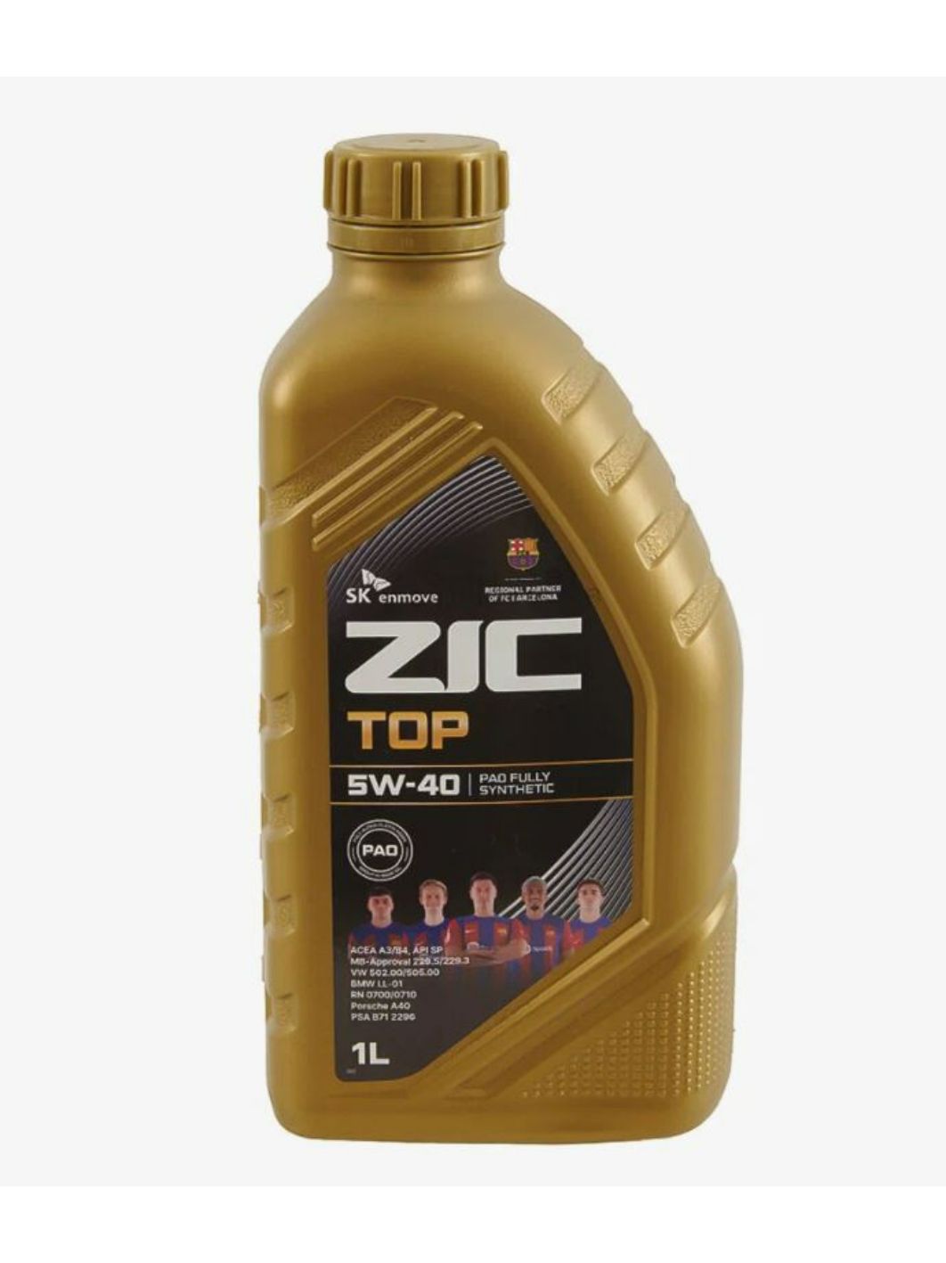 ZIC TOP 5W40 1л синтетическое моторное масло
