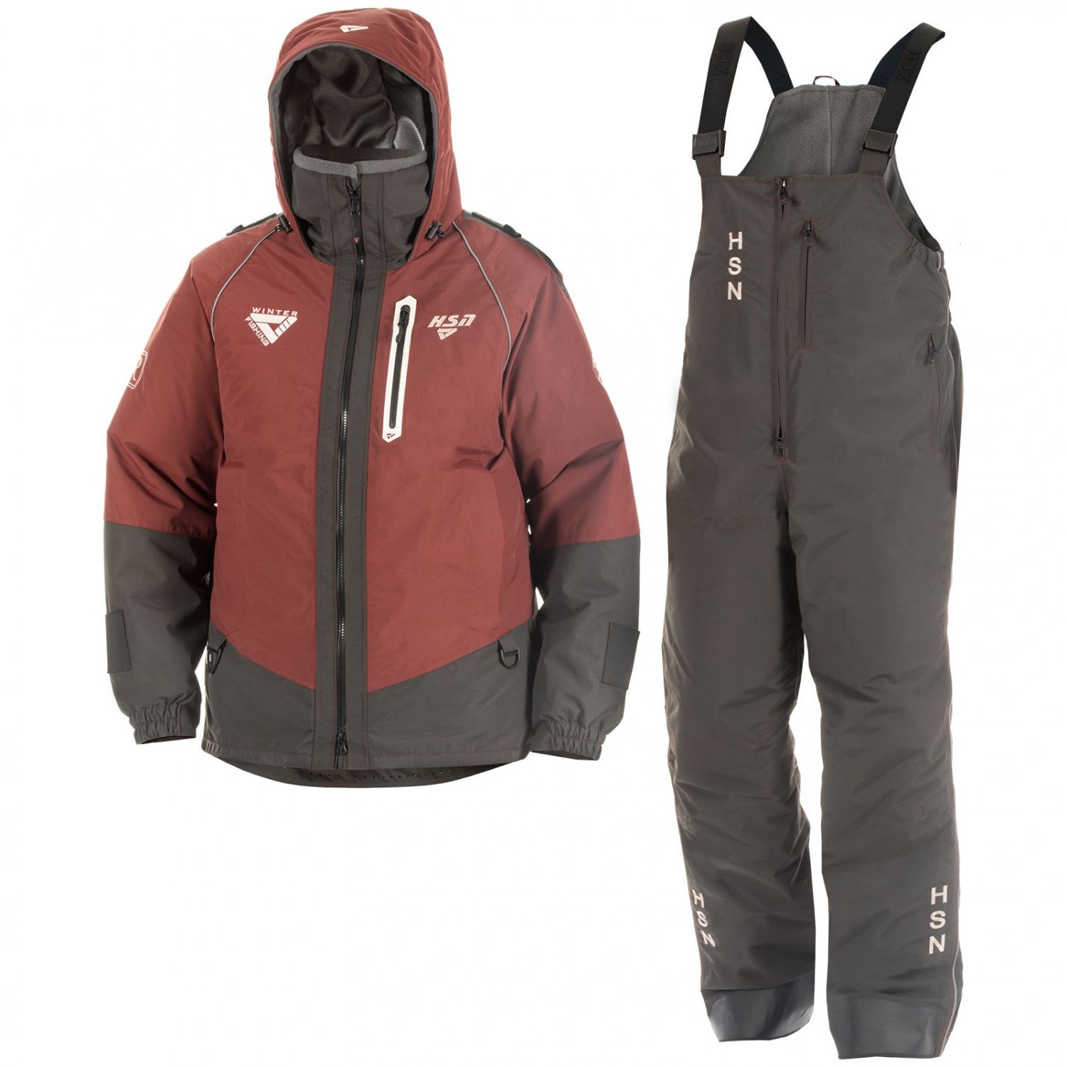 Костюм-поплавок мужской зимний "Rescuer II comfort",  hardguard,  махагон (44-46/170) м
