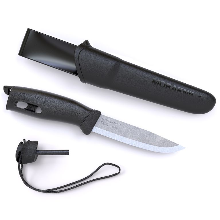 Нож Morakniv Companion Spark Black (с огнивом)