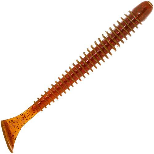 Приманка съедобная Keitech Swing Impact 4.5" PAL #07 Motor Oil Red Flake