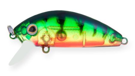 Воблер Минноу Strike Pro Mustang Minnow 45,  45 мм,  4, 5 гр,  Загл. 0, 2м.-0, 5м.,  Плавающий,  цвет: A102G Transparent Perch,  (MG-002F#A102G)