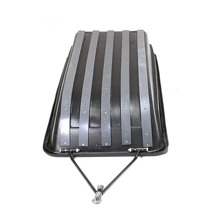 Сани волокуши 1450 СТАНДАРТ с накладками на дно 1500 х 710/500 х 260 ЦентрПласт