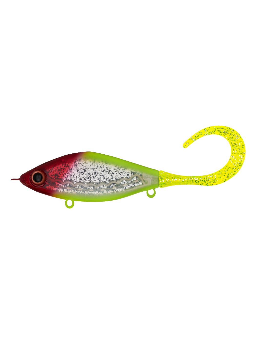 Воблер Джеркбейт Strike Pro Guppie Jr,  110 мм,  70 гр,  Загл. 0, 5м.-3, 0м.,  Тонущий,  цвет: A270G Transparent Clown,  (EG-208A#A270G)