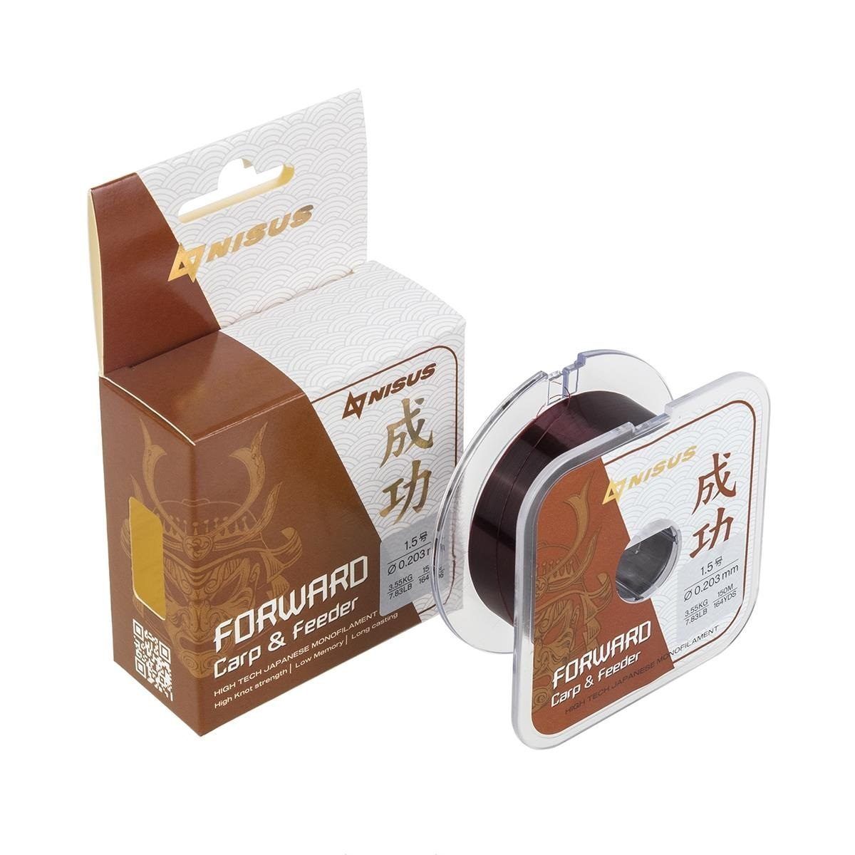 Леска FORWARD Carp&Feeder brown 0, 203mm/300m Nylon Nisus