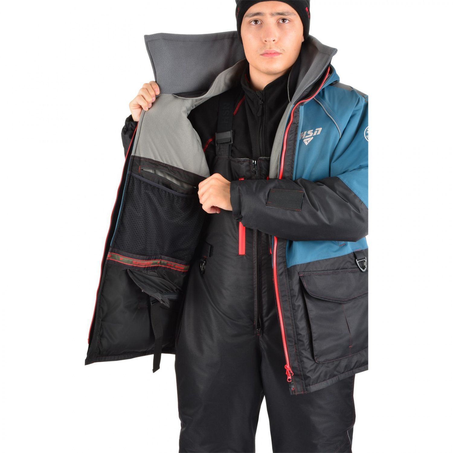 Костюм-поплавок мужской зимний "Rescuer VII comfort",  hardguard,  бирюза (50-52/182) м