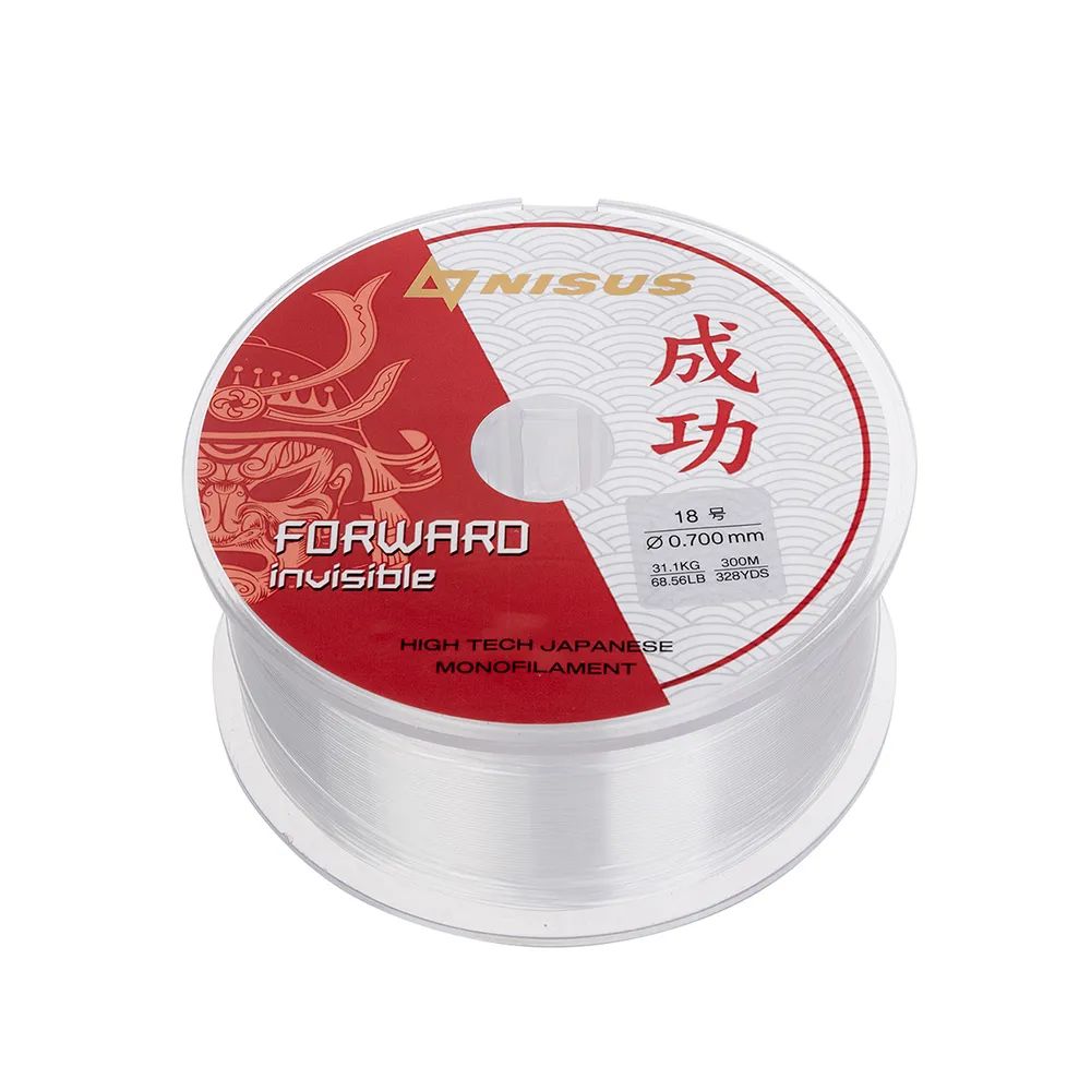 Леска FORWARD Invisible 0,70mm/300m Nylon Transparent Nisus 