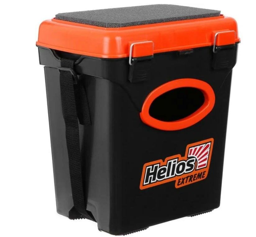 Ящик зимний "FishBox" односекционный (10л) оранжевый Helios