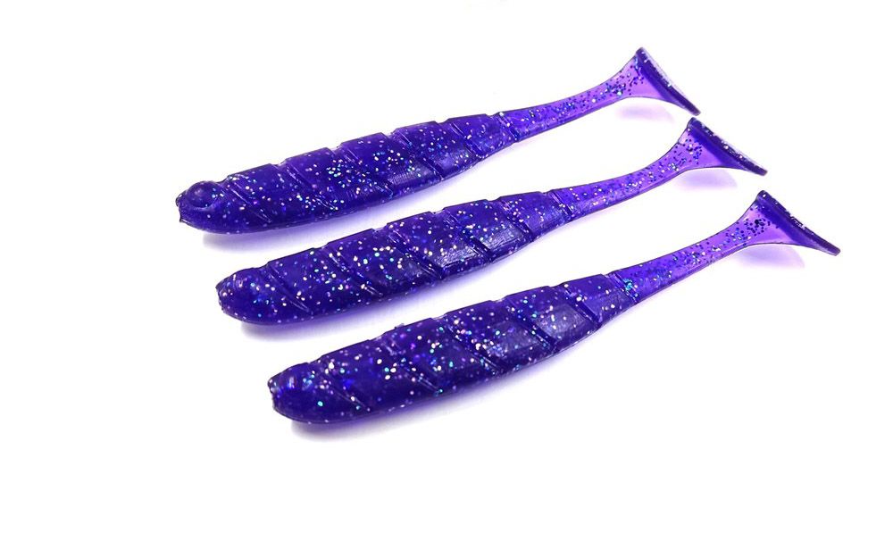 Силиконовая приманка RUMBA 8, 5"(216 мм) уп.3 шт.#123 Violet