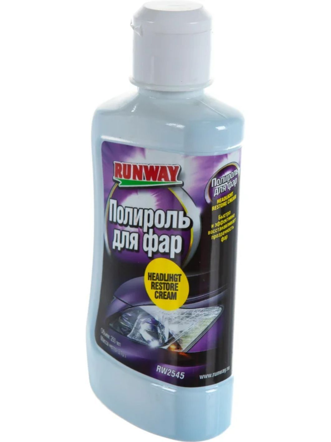 RUNWAY Полироль фар 250мл