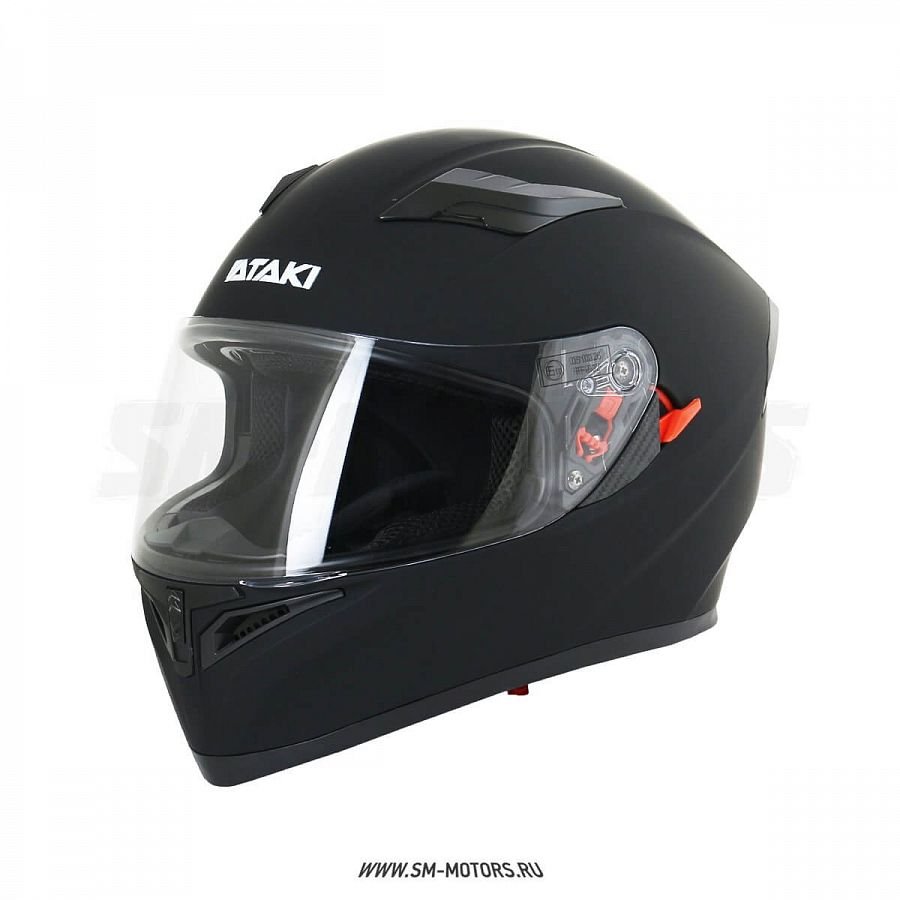 Шлем интеграл Ataki JK316 Solid черный матовый XL
