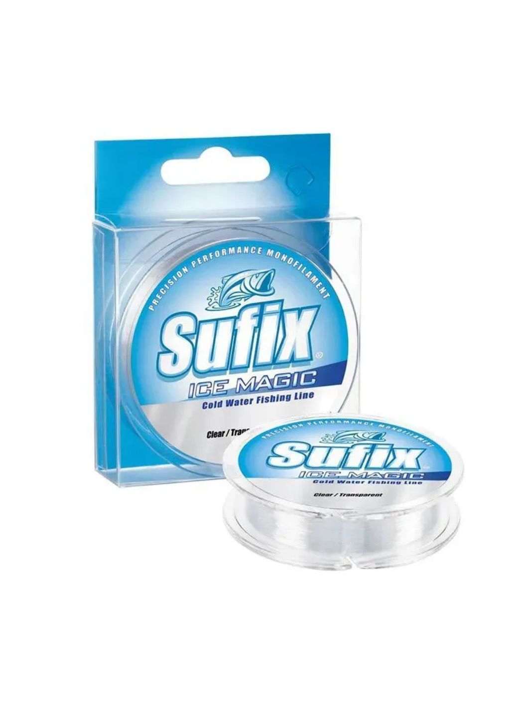 Леска зимняя Sufix Ice Magic прозрачная x12 30м 0, 095мм  