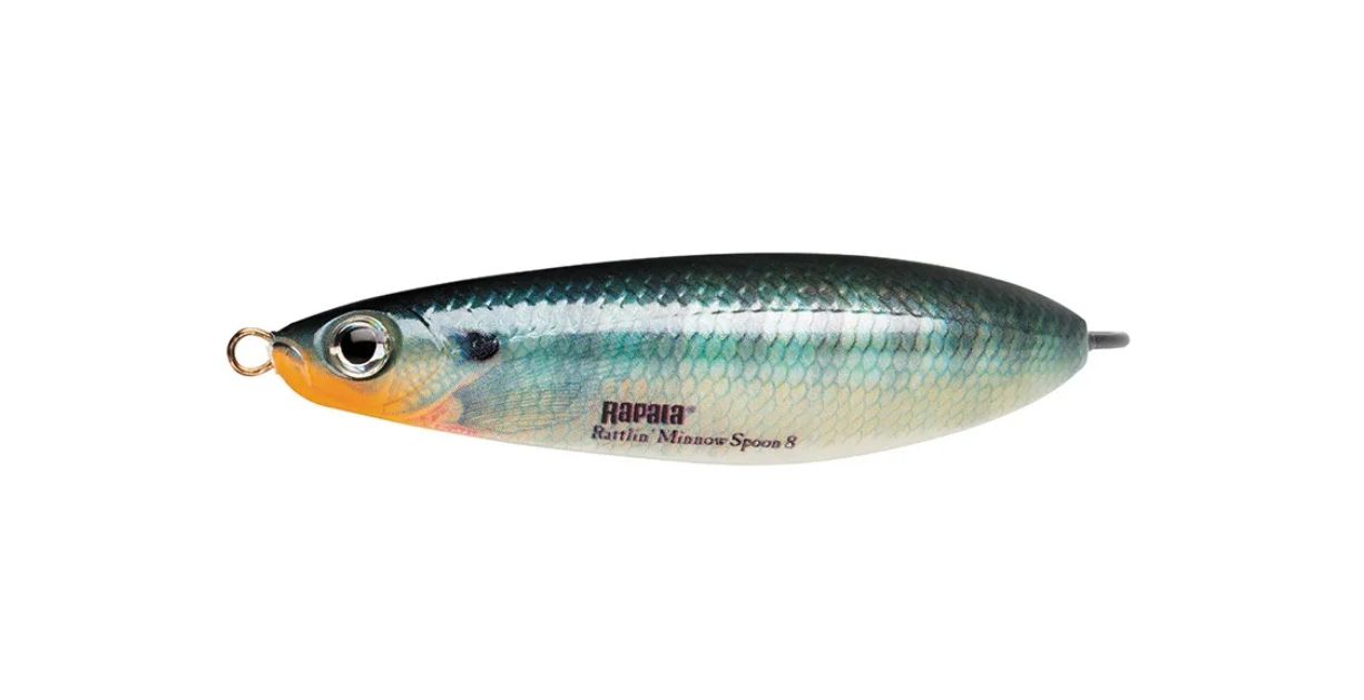 Блесна незацепляйка Rapala Minnow Rattlin Spoon 08 /BG