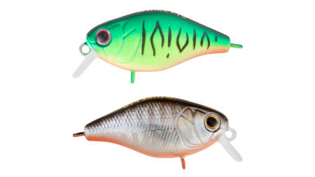 Воблер Крэнк Strike Pro Cranky-X Deep 50,  50 мм,  8, 7 гр,  Загл. 1, 0м.-2, 5м.,  Плавающий,  цвет: GC01S/A70-713S Double Black Silver OB/Mat Tiger,  (EG-165L#GC01S/A70-713S)