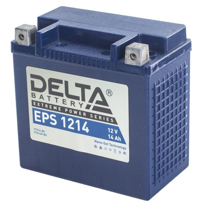мото 12/14А DELTA EPS1214  Аккумулятор зал/зар.