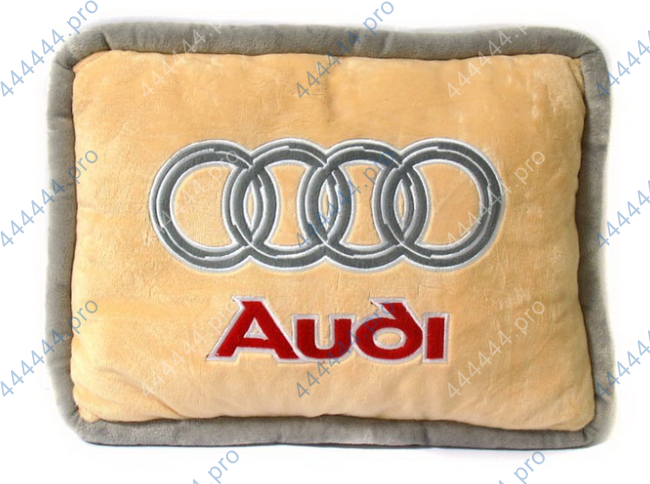 подушка с логотипом audi 