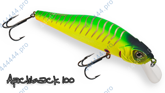 Воблер Минноу Strike Pro Archback 100,  100 мм,  20 гр,  Загл. 0, 7м.-1, 5м.,  Нейтральный,  цвет: GC01S,  (EG-125B-SP#GC01S)