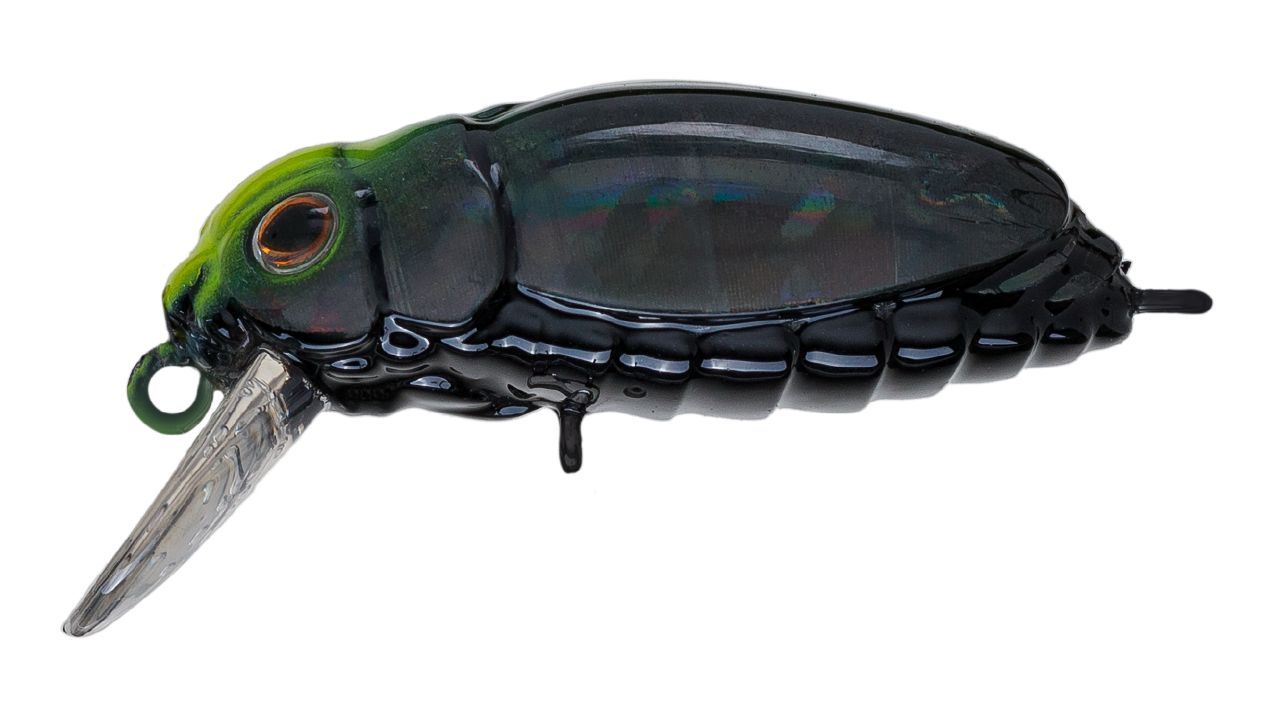 Воблер Крэнк Strike Pro Beetle Buster 40,  40 мм,  5, 7 гр,  Загл. 0, 2м.-0, 7м.,  Плавающий,  цвет: A261 Black Graph UV,  (EG-174F#A261)