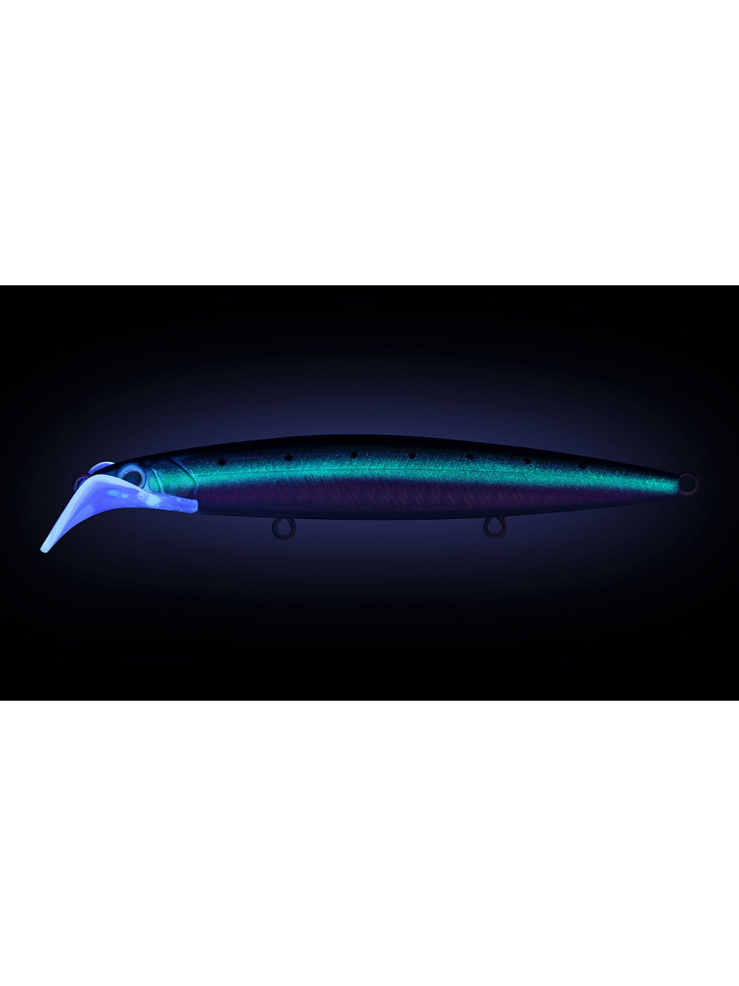 Воблер Минноу Strike Pro Scooter Minnow 110F,  110 мм,  11, 8 гр,  Загл. 1, 5м.-2, 5м.,  Плавающий,  цвет: 692-713-RP Pacific Sardine,  (EG-186F#692-713-RP)
