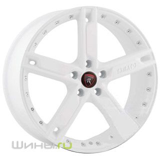 Литой диск  YAM_SM Miyat omo Musasi P19 8.5/5x112 D66.6 ET56 SNOW КОМПЛЕКТ 4ШТ.