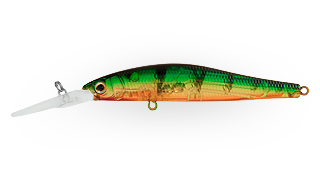 Воблер Минноу Strike Pro Jumper DR 90SP,  90 мм,  11 гр,  Загл. 1, 5м.-3, 0м.,  Нейтральный,  цвет: A102G Transparent Perch,  (EG-192BL-SP#A102G)