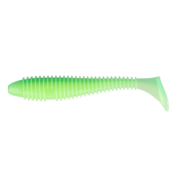 Приманка съедобная Keitech Swing Impact FAT 3.8" EA#11 Lime Chartreuse Glow