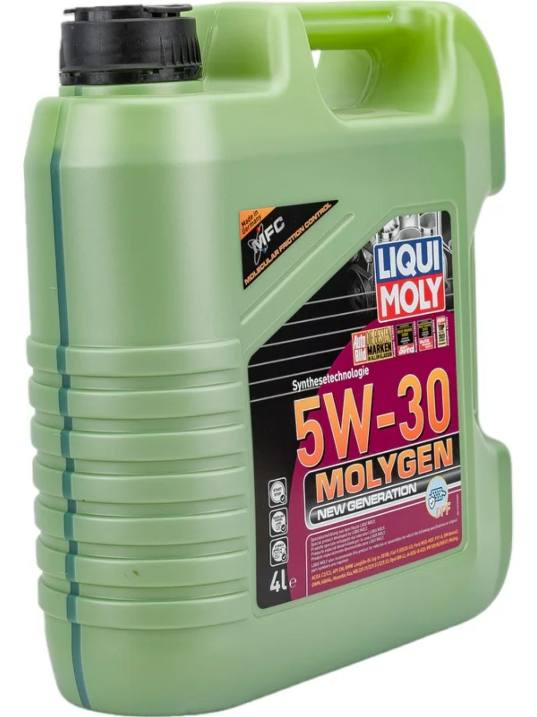 LIQUI MOLY "Molygen New Generation DPF" 5W30 4L синтетическое моторное масло 21225