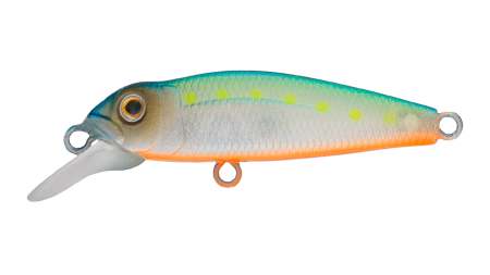Воблер Минноу Strike Pro Midge 40,  40 мм,  2 гр,  Загл. 0, 5м.,  Нейтральный,  цвет: S056C Blue Mat Transparent Milk,  (EG-074SP#S056C)