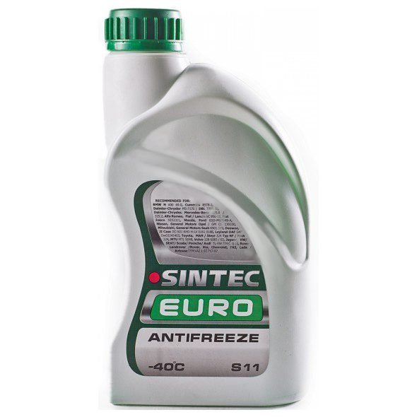 Антифриз SINTEC EURO G11 1кг зелёный