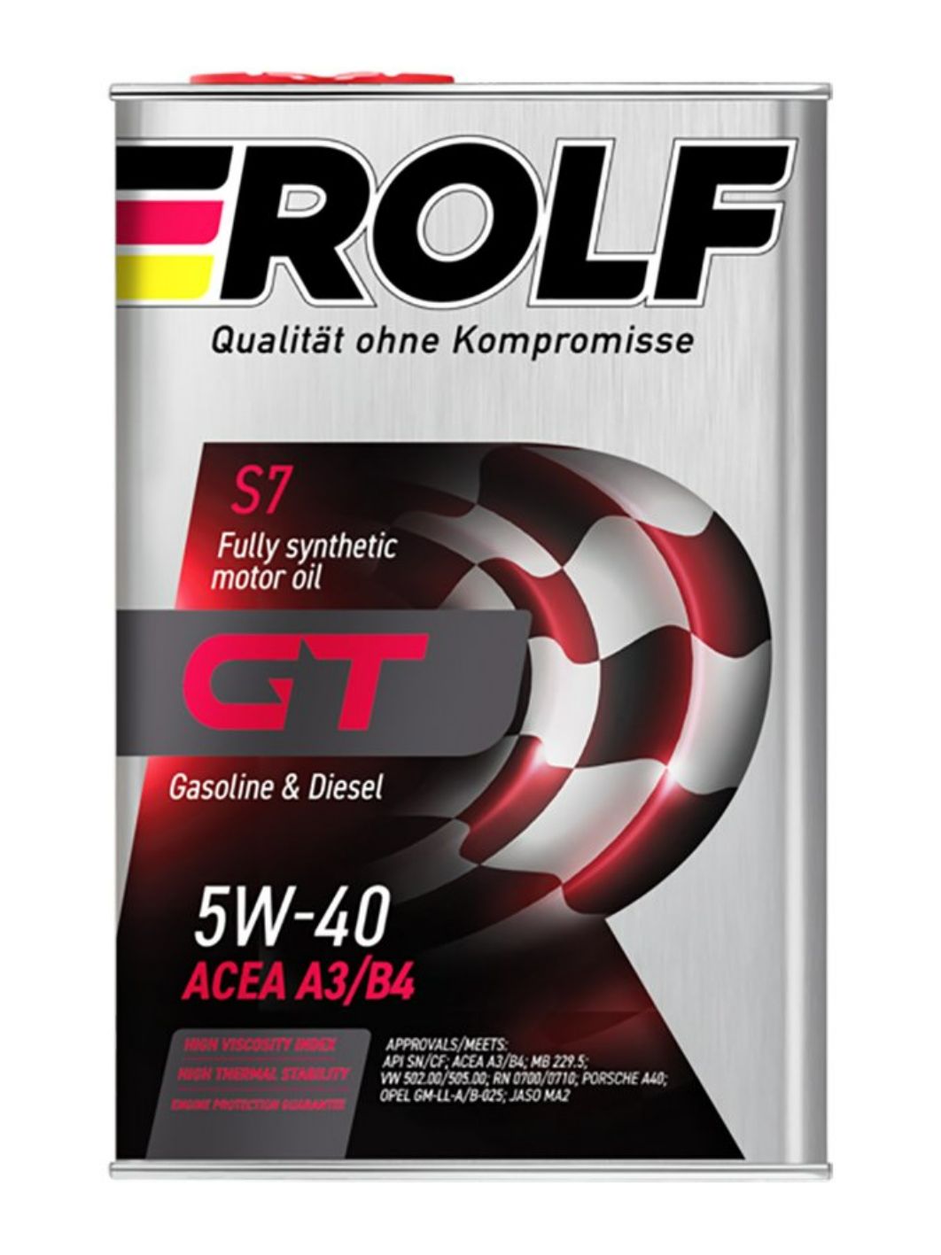ROLF GT 5W40 SN/CF 1л синтетическое моторное масло