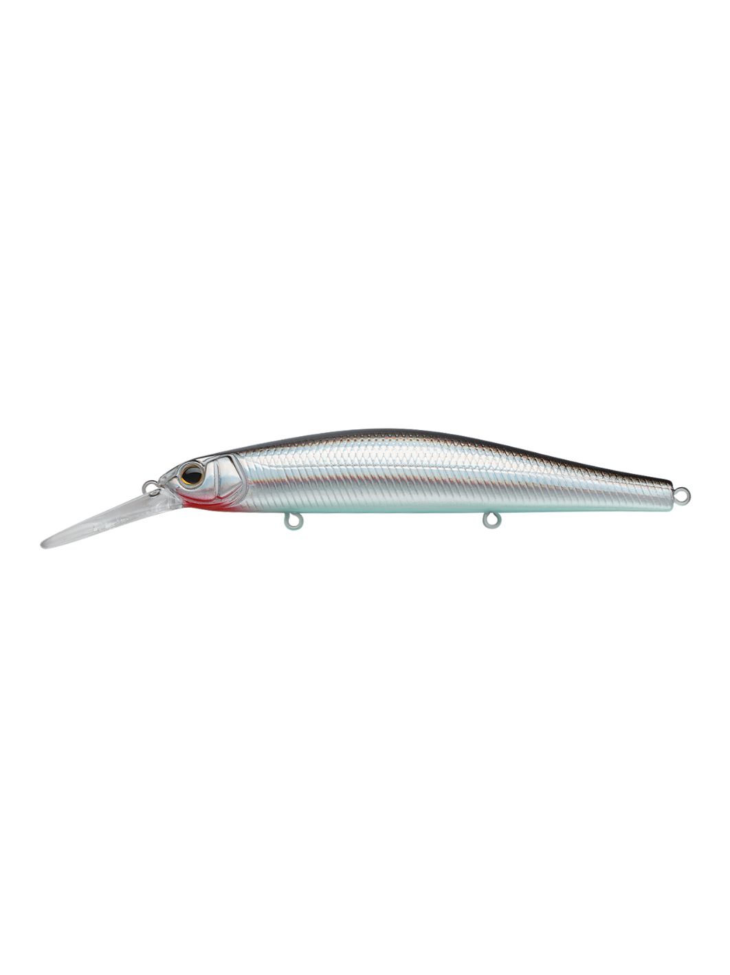 Воблер Минноу Strike Pro Inquisitor MDR 110SP,  110 мм,  17, 3 гр,  Загл. 1, 0м.-2, 5м.,  Нейтральный,  цвет: A010-EP Black Back Silver,  (EG-193BXL-SP#A010-EP)