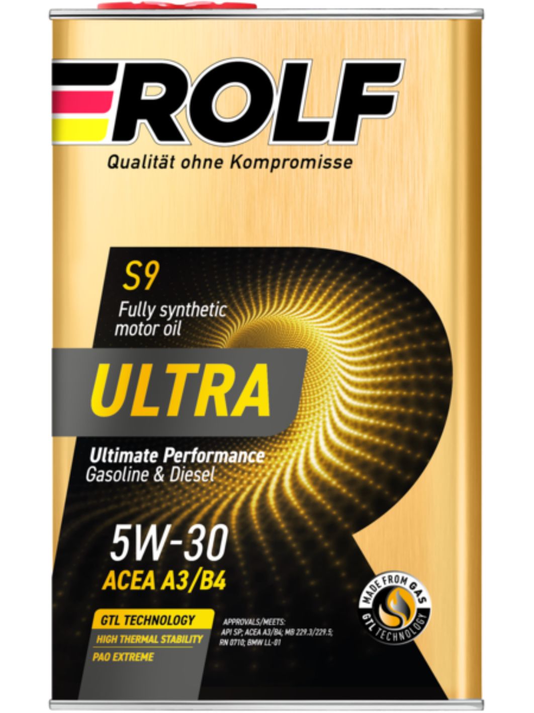ROLF Ultra 5W30 A3/B4 SP 4л синтетическое моторное масло