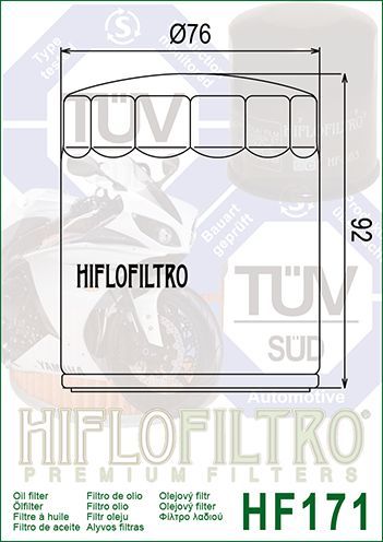 Фильтр масляный Hi-Flo HF171C