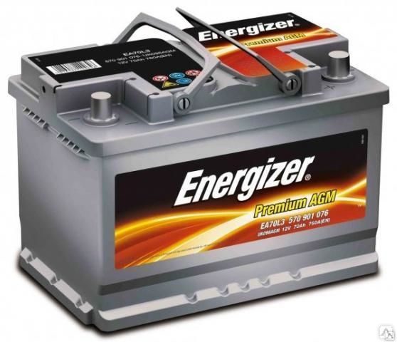 70 евро/570901* Energizer Premium AGM Аккумулятор зал/зар