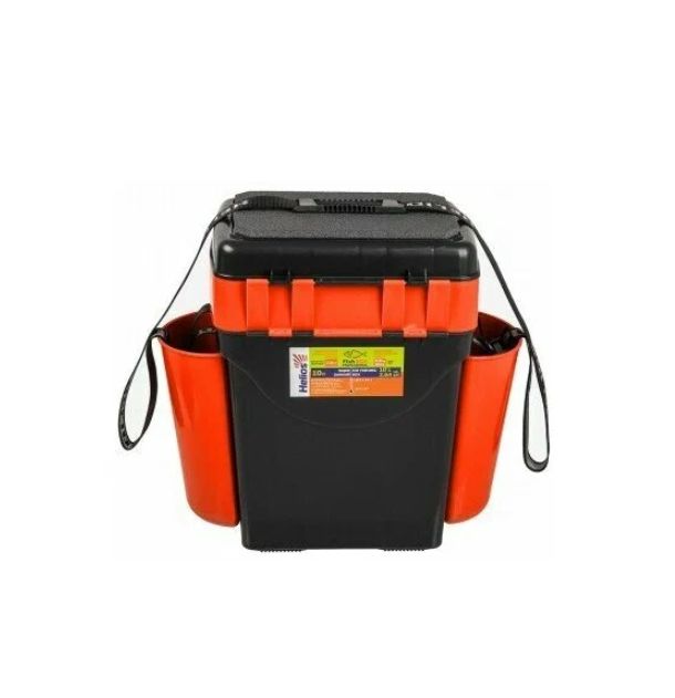 Ящик зимний "FishBox" односекционный (10л) оранжевый Helios